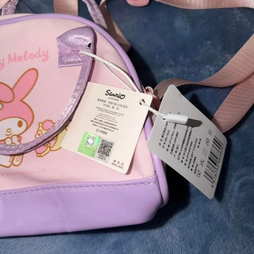 My Melody pink backpack with adjustable straps